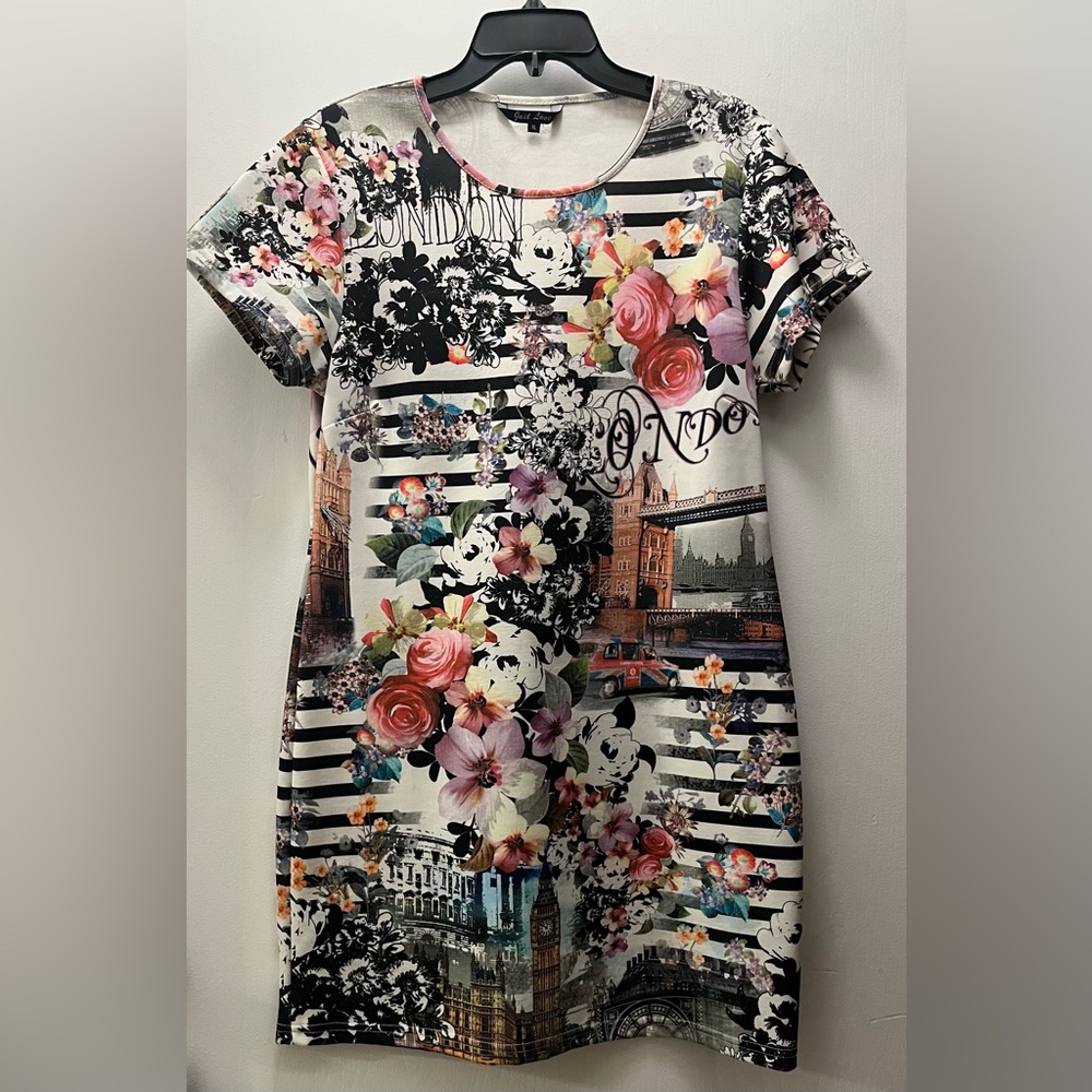 Just Love, floral knit dress